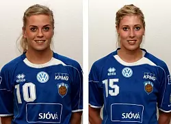 Die Neuzug&auml;nge: Spielmacherin Karen Knutsdottir (li) und Linksh&auml;nderin Hildur Thorgeirsdottir - &copy; Foto: privat