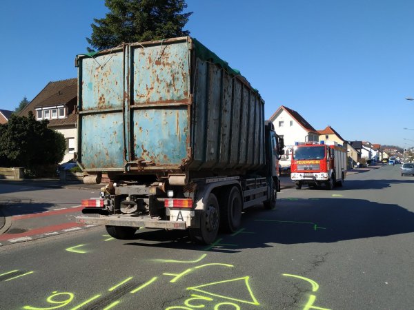 Unfall auf der Hornschen Straße. - © Patrick Bockwinkel