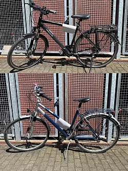 Die Polizei sucht die Besitzer dieser R&auml;der. - &copy; Polizei Lippe