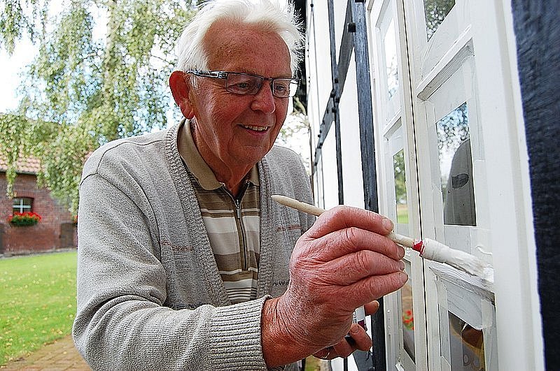 Heinrich Bödeker setzt sich seit 20 Jahren für den Heimathof ein