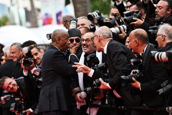 Denzel Washington kam für die Premiere seines neuen Films nach Cannes. - © Gao Jing/XinHua/dpa