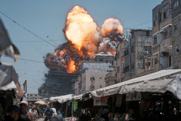 Vorerst geht der Krieg in Gaza weiter. - © Jehad Alshrafi/AP/dpa