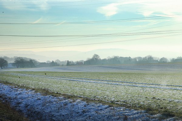 Noch ist die Schneedecke auf den meisten lippischen Feldern recht dünn. - © Vera Gerstendorf-Welle