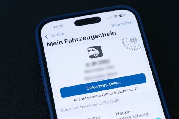 Das ist die neue App, in einer Testversion. - © Jens Dudziak/dpa