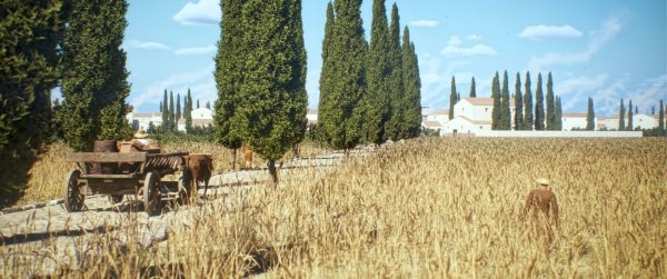 Vielbefahrene Straßen waren oft gepflastert, wie in der antiken Stadt Timgad in Algerien - © -/tiner-e, Artas Media, MINERVA/dpa