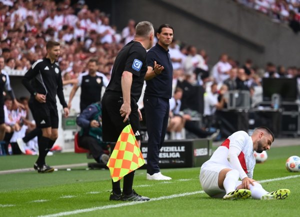 Musste verletzt vom Feld: Deniz Undav - © Markus Lenhardt/dpa