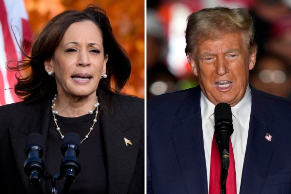 Das Rennen zwischen Kamala Harris und Donald Trump ist laut Umfragen völlig offen. - © Uncredited/AP