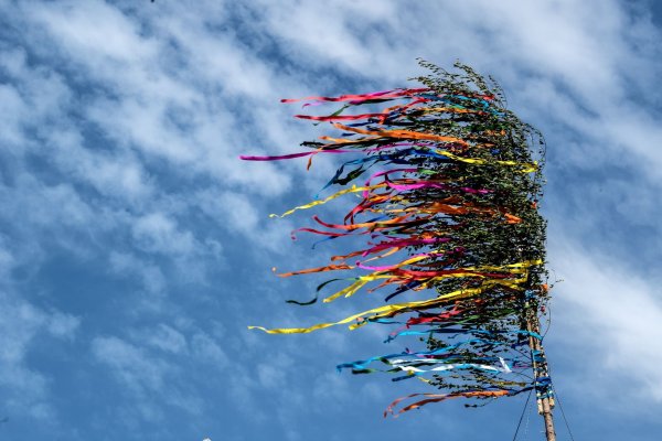 Am Niederrhein ist ein Maibaum umgekippt - es gibt mehrere Verletzte. (Illustration) - © Federico Gambarini/dpa