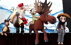 Puppentheater mit Pettersson und Findus. - © Theater vom Rabenberg