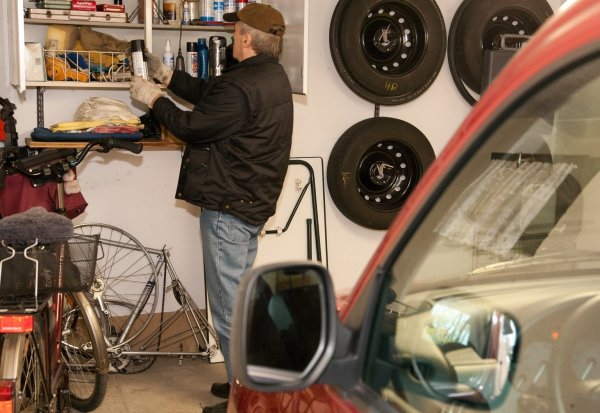 Die Garage als Lagerort - © Foto: Kai Remmers