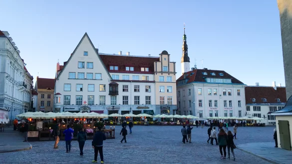 Altstadt: Die B&uuml;rger von Tallinn leben deutlich digitaler als hierzulande. Darum ist auch alles doppelt so sicher: Der baltische Staat gilt als Vorzeigeland f&uuml;r Datensicherheit. - &copy; Matthias Schwarzer