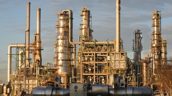 &Ouml;lraffinerie - &copy; Foto: Waltraud Grubitzsch/zb/dpa