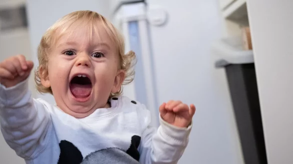 Das Kind zur Ruhe bringen - © Foto: Franziska Gabbert/dpa-tmn