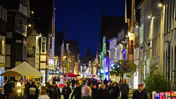 Viel los in der Lemgoer Innenstadt. - © Nicole Ellerbrake