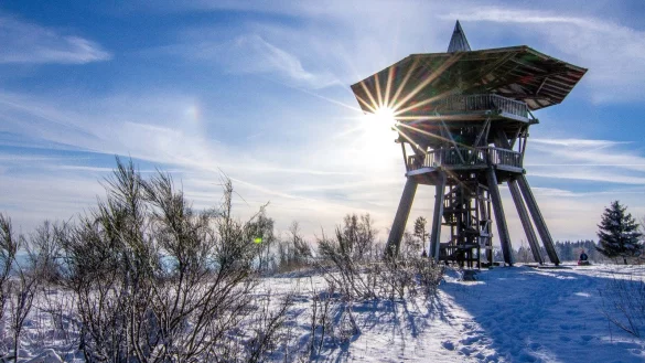 Die Velmerstot ist der n&ouml;rdlichste und h&ouml;chste Berg des Eggegebirges in Nordrhein-Westfalen. - &copy; Dirk Dreier/Teutoburger Wald Tourismus