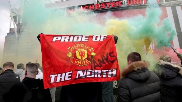 Fan-Protest - &copy; Foto: Barrington Coombs/PA Wire/dpa