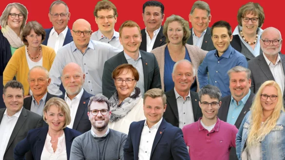 Die Kandidaten der SPD f&uuml;r den Stadtrat. - &copy; SPD Detmold
