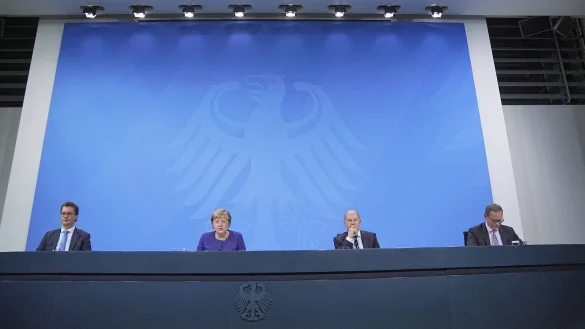 Pressekonferenz - &copy; Foto: Michael Kappeler/dpa POOL/dpa