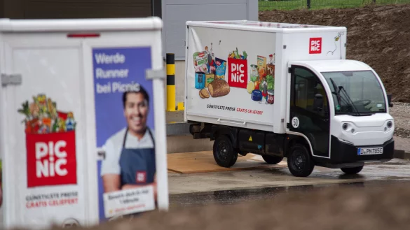 Das sogenannte City-Hub, wo auch die Elektro-Vans von Picnic stationiert sind, befindet sich in M&ouml;nkeloh. - &copy; Niklas T&uuml;ns