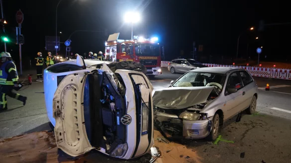 Unfall an der Scherenkrug-Kreuzung - &copy; Freitag TV