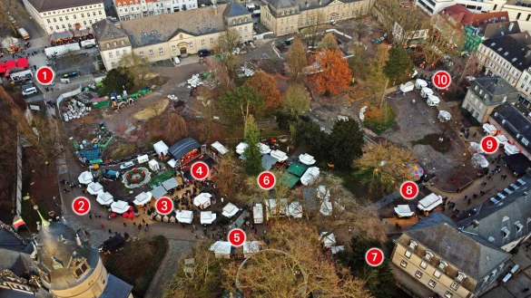 Wo ist in diesem Jahr was auf dem Detmolder Weihnachtsmarkt? - © Nicole Ellerbrake