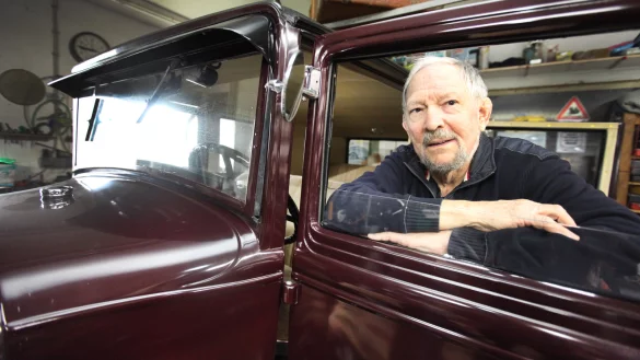 Werner Klaas wehrt sich gegen die Errichtung eines Kontrollschachts auf seinem Grundst&uuml;ck. Nun hat er Klage beim Verwaltungsgericht in Minden eingelegt. - &copy; Vera Gerstendorf-Welle