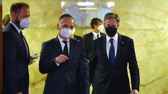 Blinken in Deutschland - &copy; Foto: John Macdougall/AFP-Pool/dpa