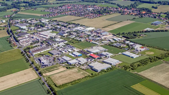 Das Industriegebiet West in Lieme. - &copy; Archivfoto: Andreas Dunker