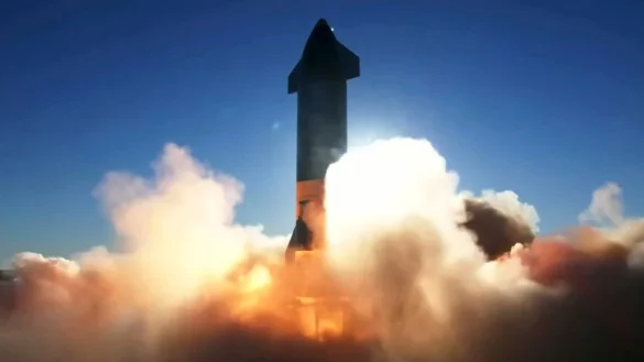 SpaceX-Rakete bei Testlandung explodiert - &copy; Foto: Uncredited/SpaceX/AP/dpa