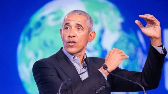 Obama in Glasgow - &copy; Foto: Christoph Soeder/dpa