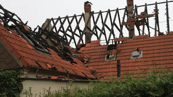 Bei dem Feuer in dem Haus in der Lageschen Stra&szlig;e starb die Bewohnerin. - &copy; Martin Hostert