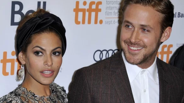 Das Schauspielerpaar Ryan Gosling und Eva Mendes - © Foto: Warren Toda/epa/dpa