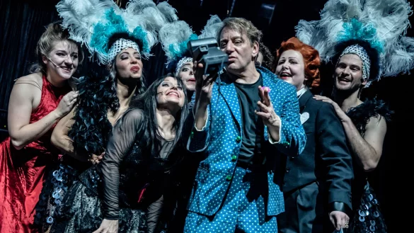 Rockig geht es bei "Herzpanik" in der Konzerthalle zu. - &copy; Marc Lontzek