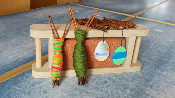 H&uuml;bsche Dinge zu Ostern k&ouml;nnen Kinder an Gr&uuml;ndonnerstag in der Ziegelei Lage basteln. - &copy; LWL/Grote