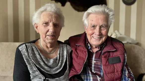 Liesa und Karl-Heinz Willmann sind seit 70 Jahren gl&uuml;cklich verheiratet. - &copy; Sandra Castrup