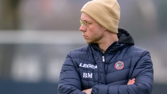 Sebastian Magers, Trainer des Blomberger SV. Foto: Egon Penner - &copy; EGON PENNER