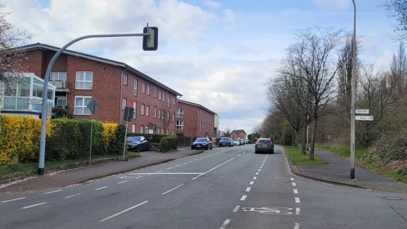 Relativ gerade zieht sich die Liebigstra&szlig;e vom Pahnsiek bis zum Detmolder Weg. Das verleite viele zum zu schnellen Fahren, meinen die Gr&uuml;nen. - &copy; Katrin Kantelberg