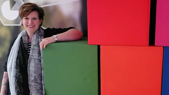 Melanie Meier mag es bunt und lebendig. - &copy; Katrin Kantelberg