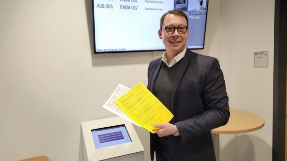 Diemo D&ouml;lle, Fachgruppenleiter Soziales, wirbt daf&uuml;r, m&ouml;glichst zeitnah Antr&auml;ge f&uuml;r das Wohngeld zu stellen. Es gibt &Auml;nderungen bei den Einkommensgrenzen und deutlich mehr B&uuml;rger sind anspruchsberechtigt. - &copy; Astrid Sewing