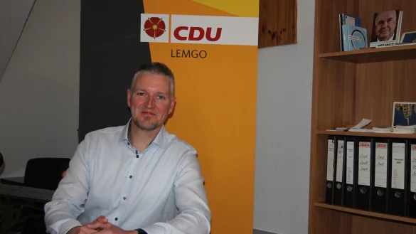 Steven Grimshaw hat im Januar den Vorsitz des Stadtverbandes der CDU &uuml;bernommen. Zuletzt hatte ihn Christiane Thiel inne. - &copy; Katrin Kantelberg