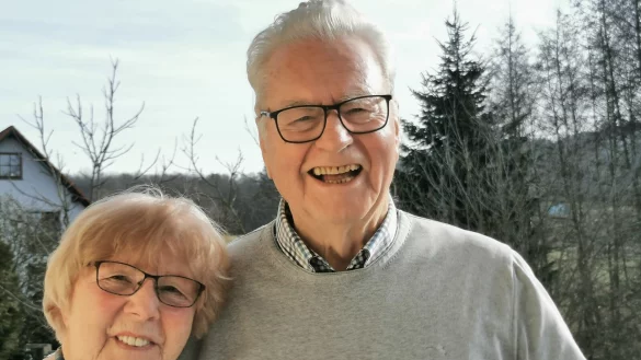 Feiern am Sonntag ihre eiserne Hochzeit: die "Ur-B&ouml;singfelder" Ingrid und Rolf Kuhfu&szlig;. - &copy; Sylvia Frevert