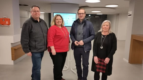 Der neue Vorstand der SPD-Kreistagsfraktion: Thomas Jahn, Ilka Kottmann, Henning Welslau, Anette Lewicki (von links) - &copy; SPD Lippe