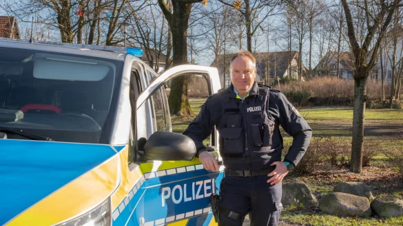 Polizeihauptkommissar Matthias Potthast. - &copy; Polizei Lippe / Sonja Thelaner