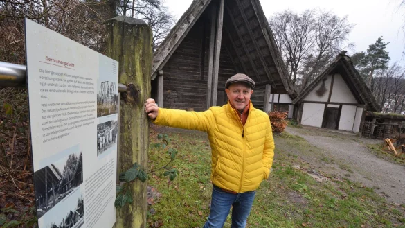 Karl Banghard leitet das Arch&auml;ologische Freilichtmuseum seit 20 Jahren und hat auch harte Zeiten erlebt. Foto: Karin Prignitz - &copy; Karin Prignitz