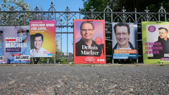 Wahlplakate verschiedener Parteien. - &copy; Till Sadlowski
