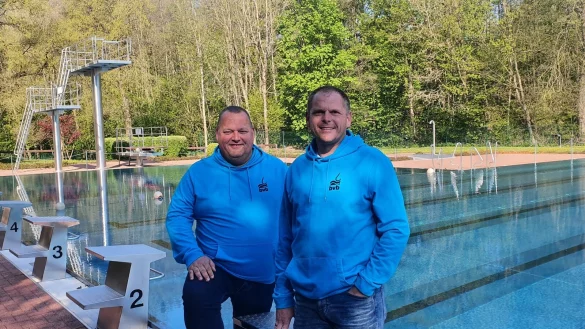 Das Freibad-Team in Blomberg freut sich auf den Sommer und die neue Saison. - &copy; Blomberger Versorgungsbetriebe GmbH