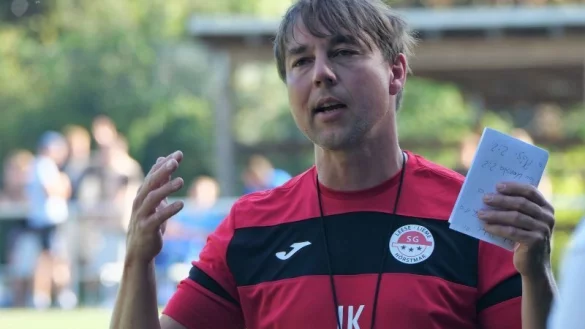 Jens Kaiser, hier noch im Dress der SG Leese/H&ouml;rLie muss den SuS Pivitsheide verlassen. - &copy; J&ouml;rg Hagemann