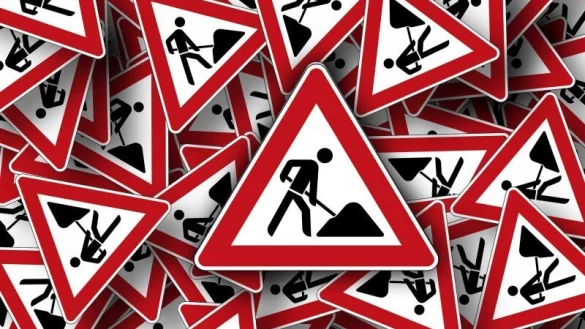 Die Th&uuml;ringer Stra&szlig;e wird f&uuml;r Bauarbeiten gesperrt. - &copy; Symbolbild: Pixabay