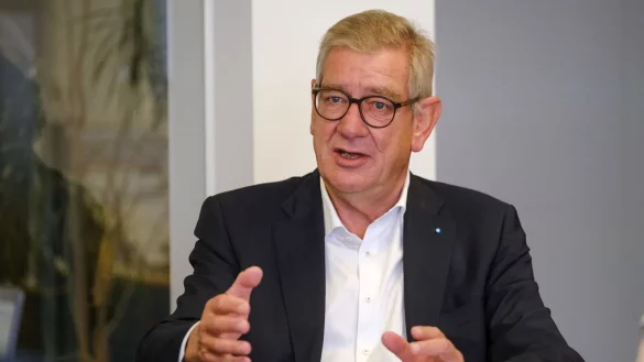 Arndt Kirchhoff ist Pr&auml;sident des m&auml;chtigen Arbeitgeberverbands in NRW. Er h&auml;lt das Kohle-Aus 2030 f&uuml;r "sehr ambitioniert". - &copy; Foto: Andreas Zobe/NW