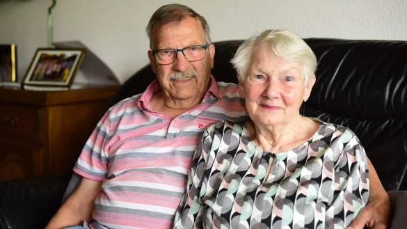 Seit 65 Jahren verheiratet: Elfriede und Albert Fischer. - &copy; Nicole Ellerbrake